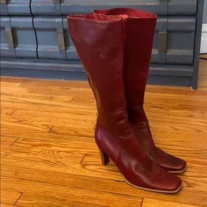 Charles David Italian leather boots